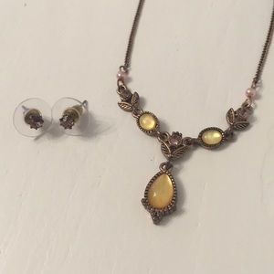 1928 Brand Necklace & Earring Set